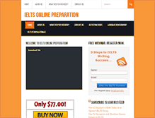 Tablet Screenshot of ieltsonlinepreparation.com